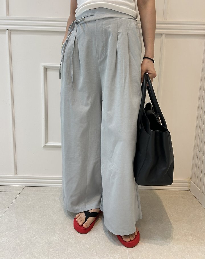 Pearls room - Korean Women Fashion - #thelittlethings - String Pintuck Pants - 9