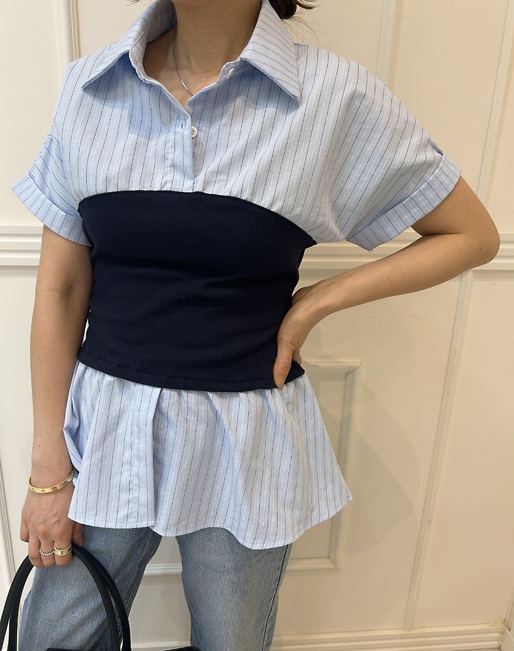 Pearls room - Korean Women Fashion - #thatsdarling - Serry Shirt - 4