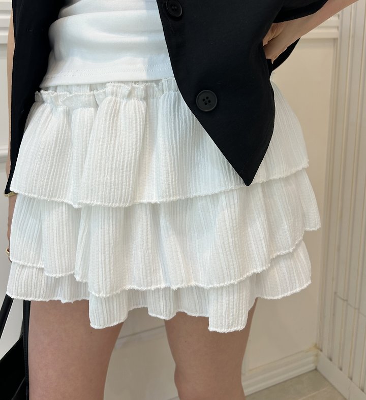 Pearls room - Korean Women Fashion - #vintageinspired - Pleated Mini Skirt - 3