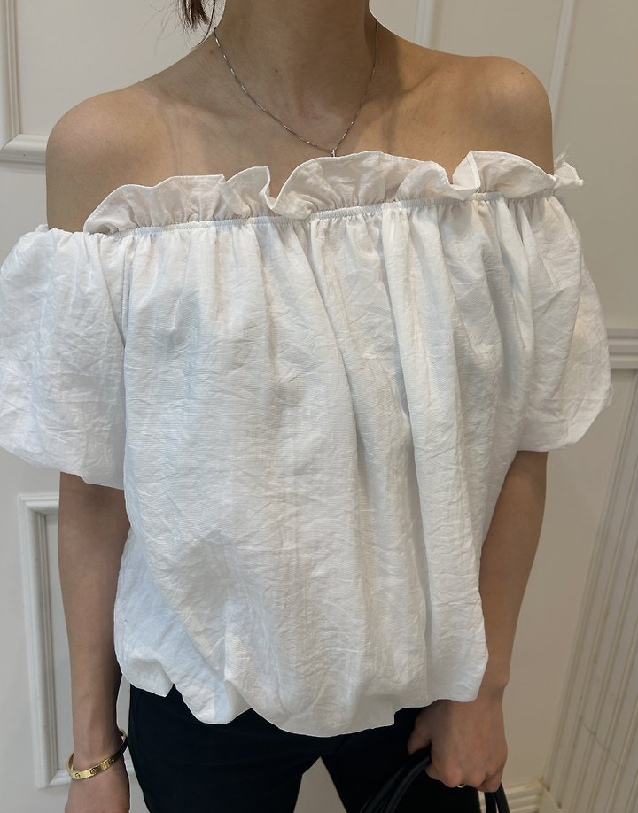 Pearls room - Korean Women Fashion - #womensfashion - Balloon Blouse - 12