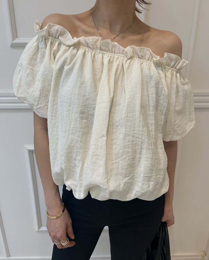 Pearls room - Korean Women Fashion - #womensfashion - Balloon Blouse - 2