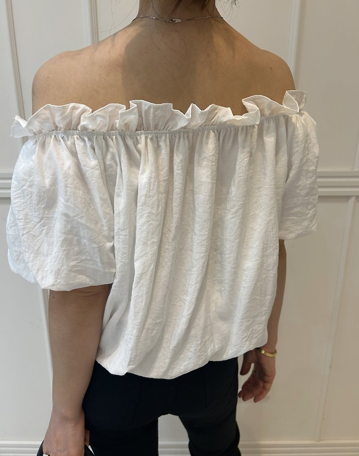 Pearls room - Korean Women Fashion - #womensfashion - Balloon Blouse - 8