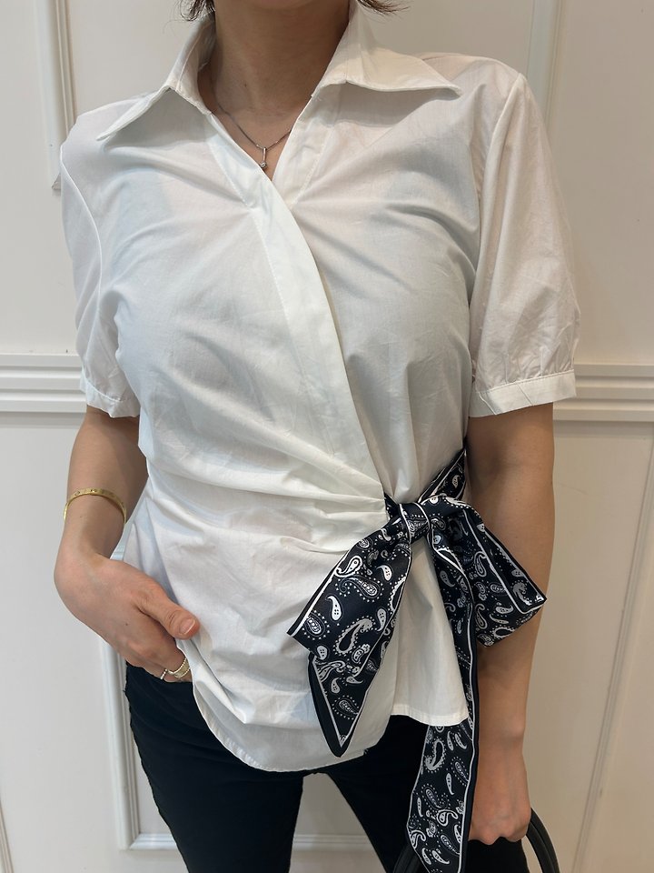 Pearls room - Korean Women Fashion - #momslook - Jessica Shirt - 4