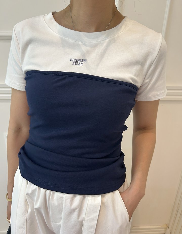 Pearls room - Korean Women Fashion - #momslook - Backless Strap Tee - 4