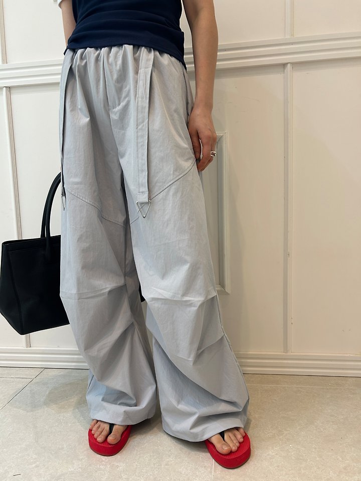 Pearls room - Korean Women Fashion - #momslook - Seam String Pants - 4