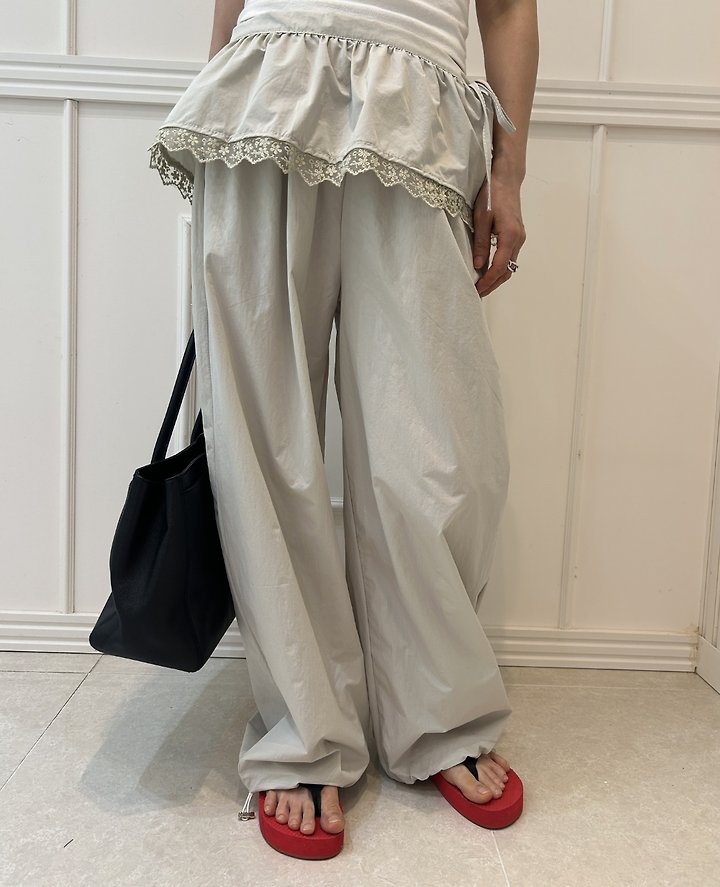 Pearls room - Korean Women Fashion - #womensfashion - Capri Pants Set - 2