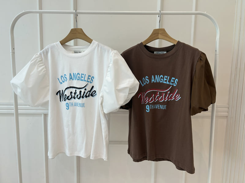 Pearls room - Korean Women Fashion - #womensfashion - Los Angel Tee