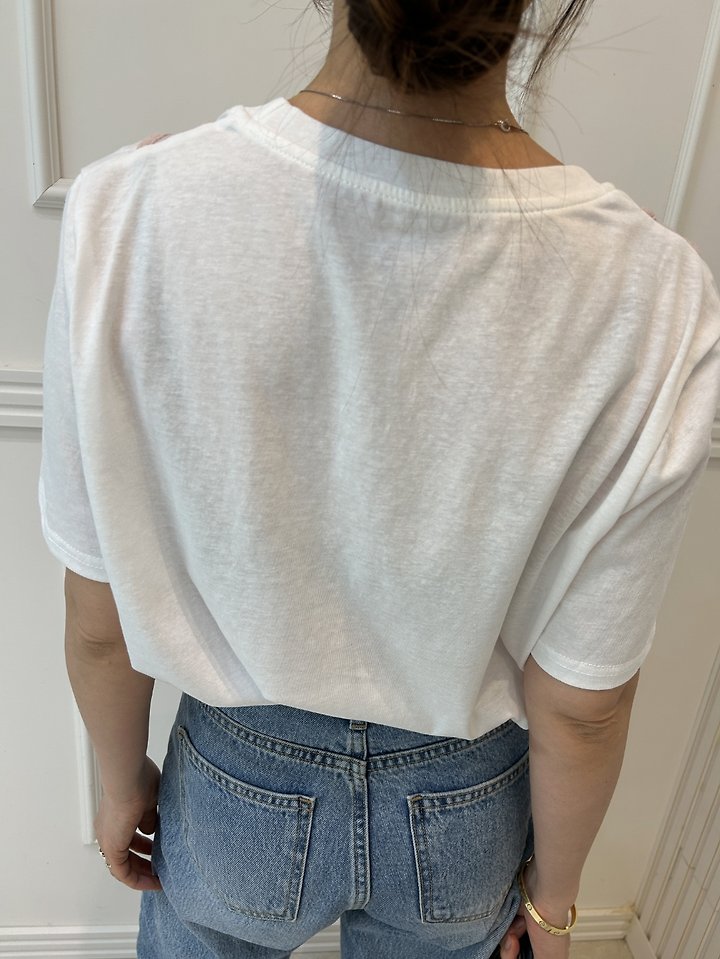 Pearls room - Korean Women Fashion - #womensfashion - Double Layered Tee - 6