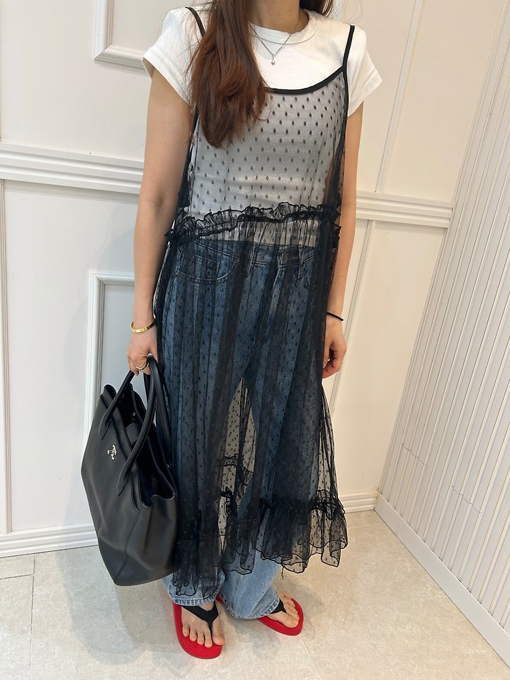 Pearls room - Korean Women Fashion - #womensfashion - See-Through String One-piece - 10