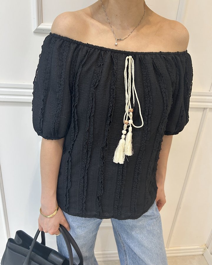 Pearls room - Korean Women Fashion - #womensfashion - Ethnic Blouse - 11