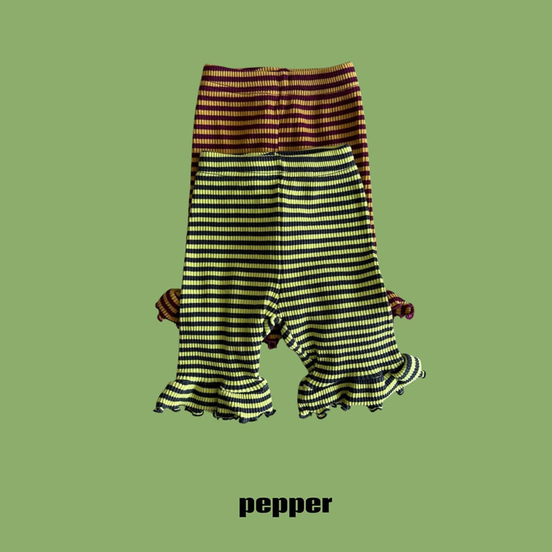 Pepper - Korean Children Fashion - #Kfashion4kids - Melon Frill Leggings