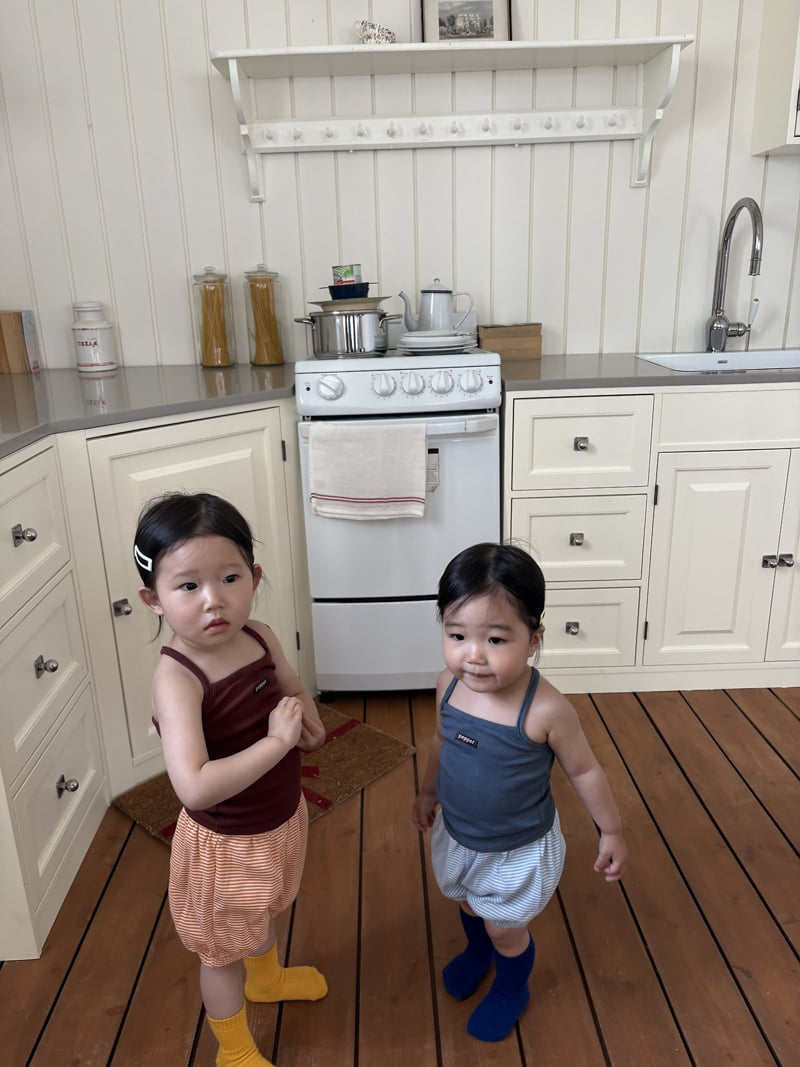 Pepper - Korean Children Fashion - #childofig - X-Strap Sleeveless - 11