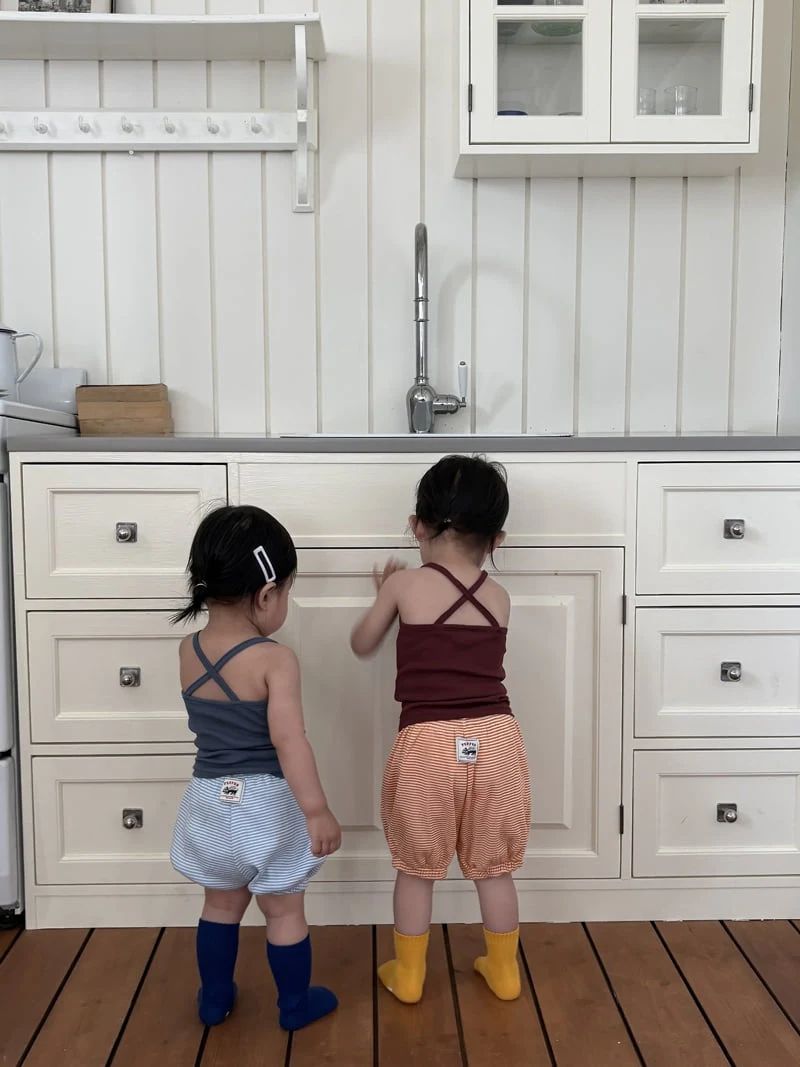 Pepper - Korean Children Fashion - #childofig - X-Strap Sleeveless - 12