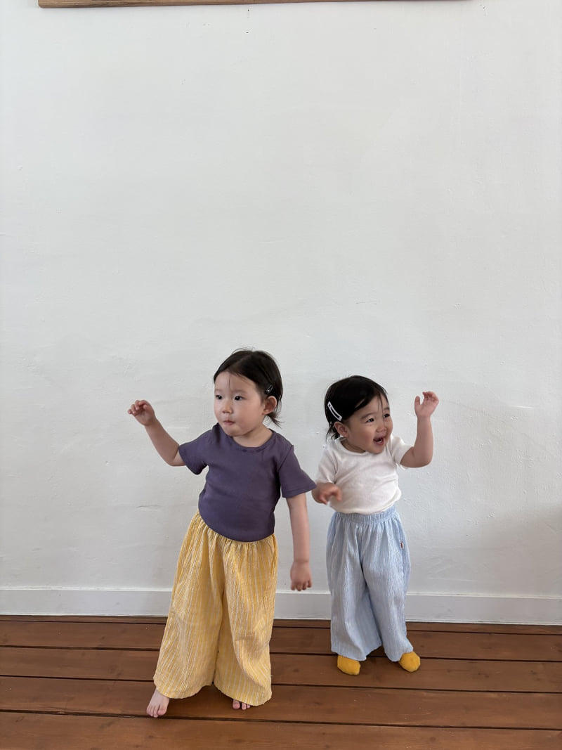 Pepper - Korean Children Fashion - #childofig - Mango Stripe Pants - 10