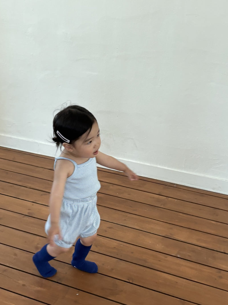 Pepper - Korean Children Fashion - #childofig - Cheese Stripe Sleeveless - 9