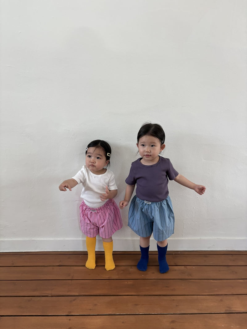 Pepper - Korean Children Fashion - #childofig - Milk Ribbed Tee - 3