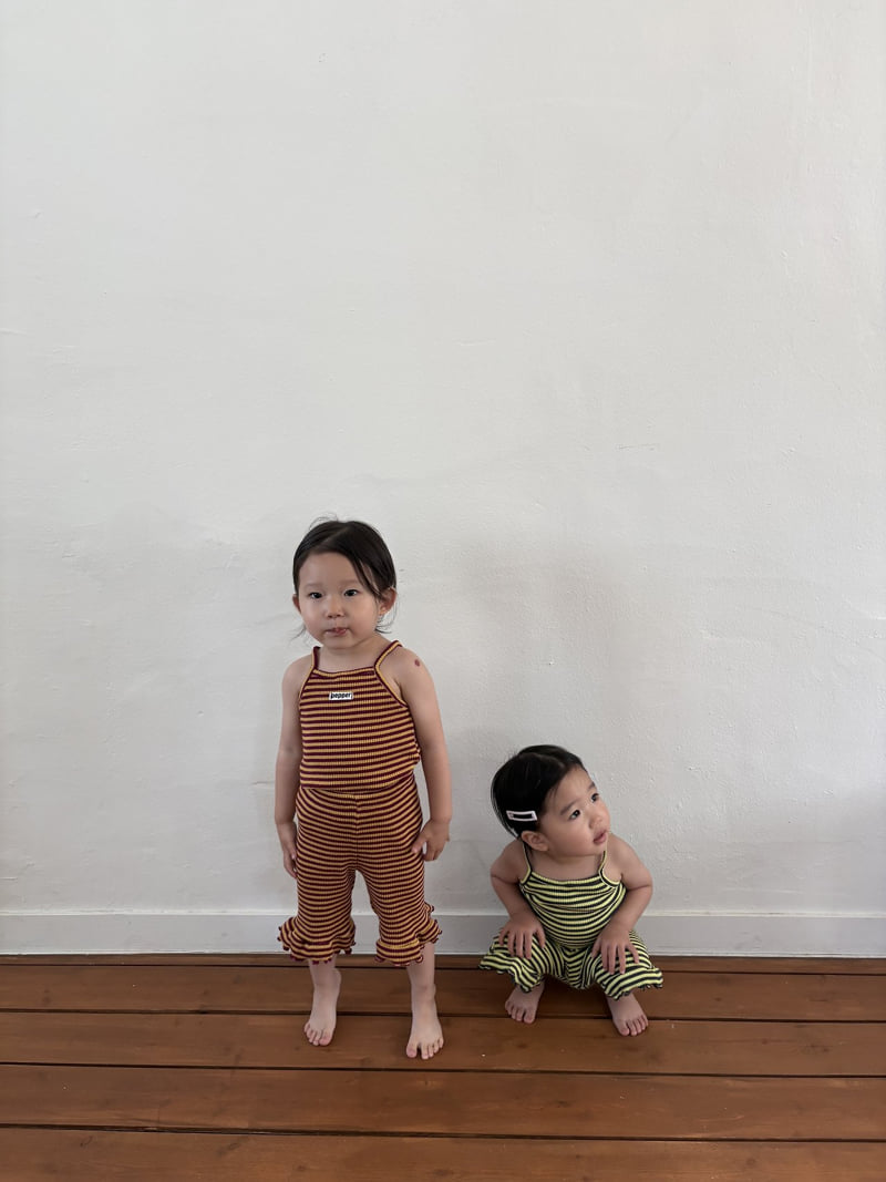 Pepper - Korean Children Fashion - #childrensboutique - Melon Frill Leggings - 8