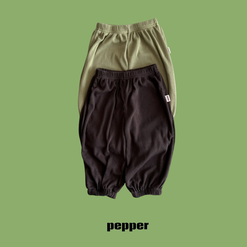Pepper - Korean Children Fashion - #designkidswear - Olive Jogger Pants