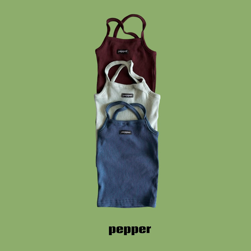 Pepper - Korean Children Fashion - #discoveringself - X-Strap Sleeveless