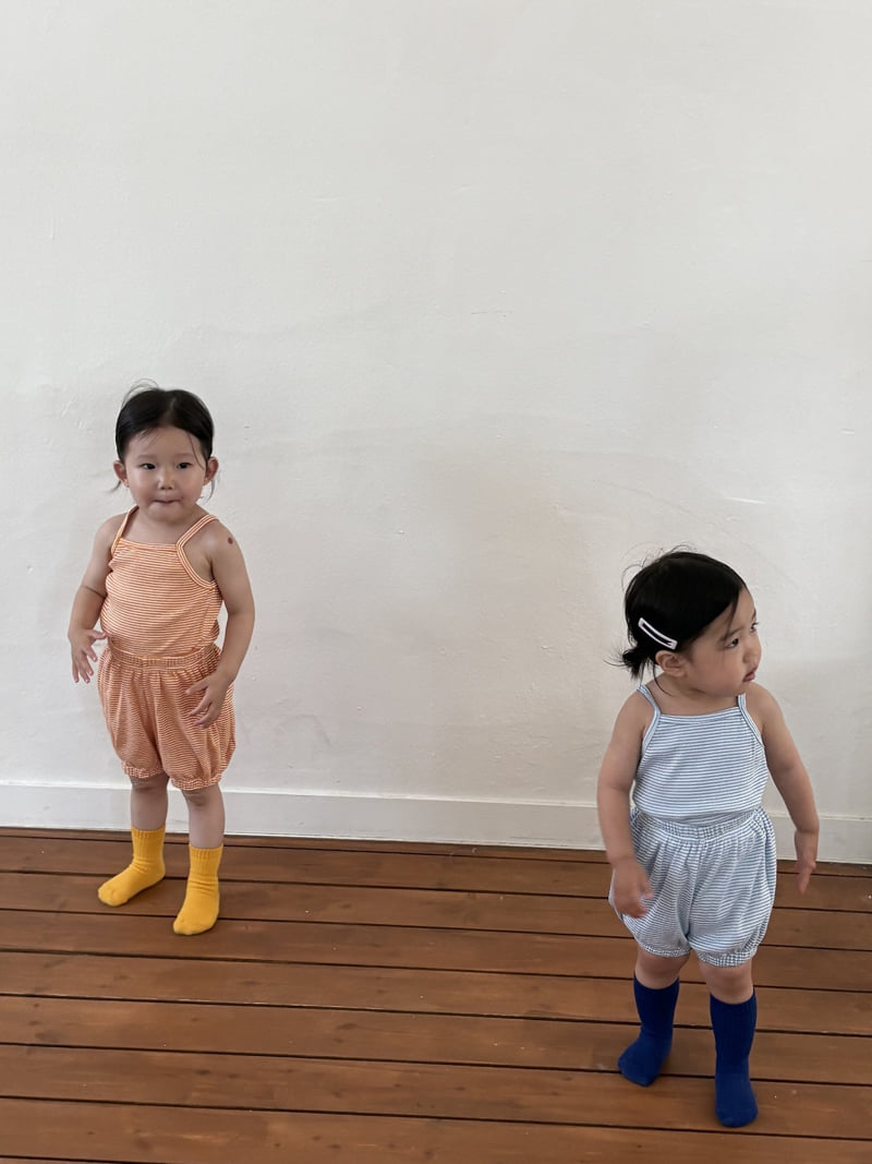Pepper - Korean Children Fashion - #discoveringself - Cheese Stripe Sleeveless - 12