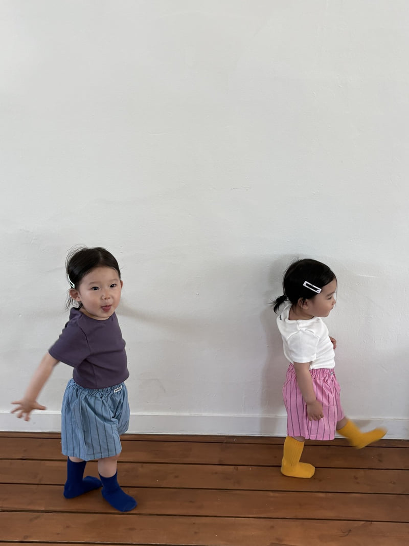 Pepper - Korean Children Fashion - #discoveringself - Milk Ribbed Tee - 6