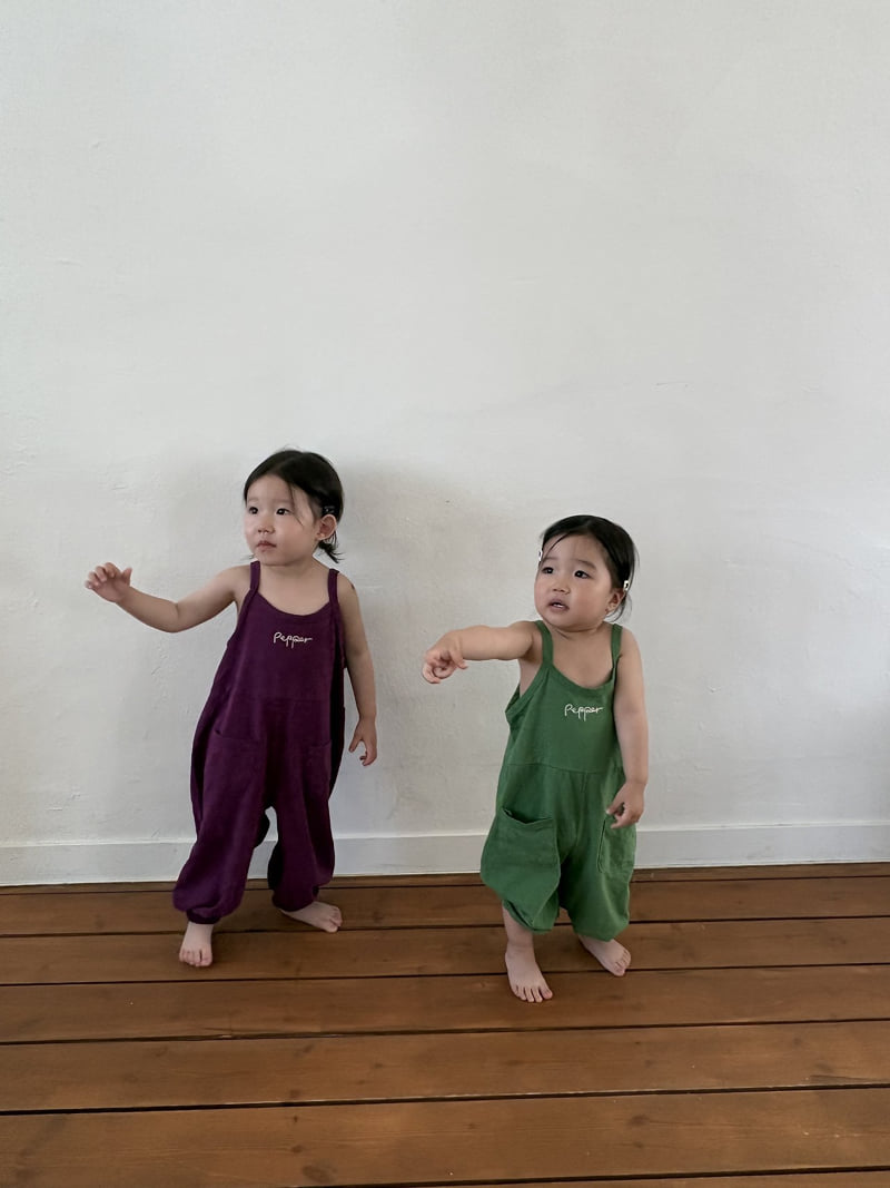 Pepper - Korean Children Fashion - #discoveringself - Boradori Overalls - 3