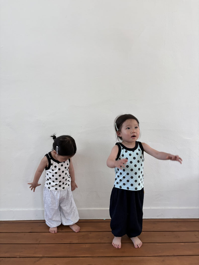 Pepper - Korean Children Fashion - #fashionkids - Bonbon Dot Sleeveless - 12