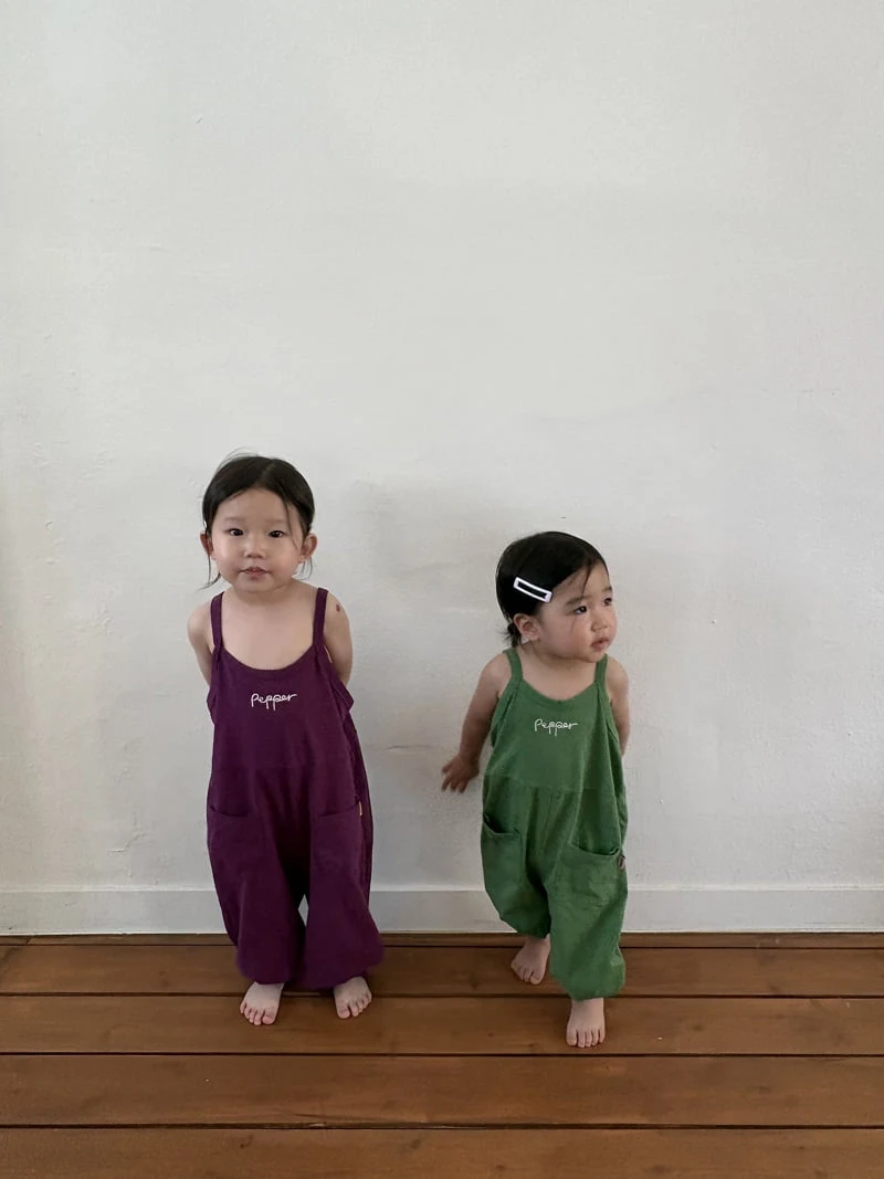 Pepper - Korean Children Fashion - #discoveringself - Boradori Overalls - 4