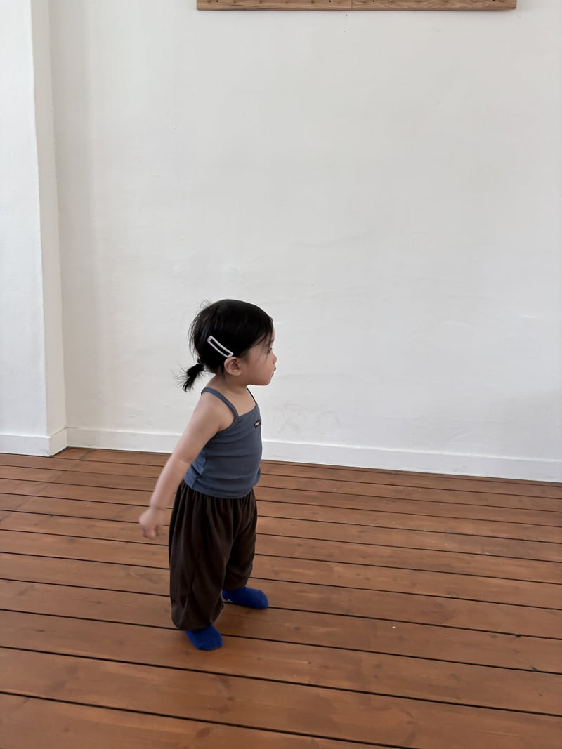 Pepper - Korean Children Fashion - #kidsshorts - X-Strap Sleeveless - 3