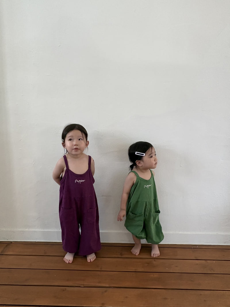 Pepper - Korean Children Fashion - #kidsstore - Boradori Overalls - 6