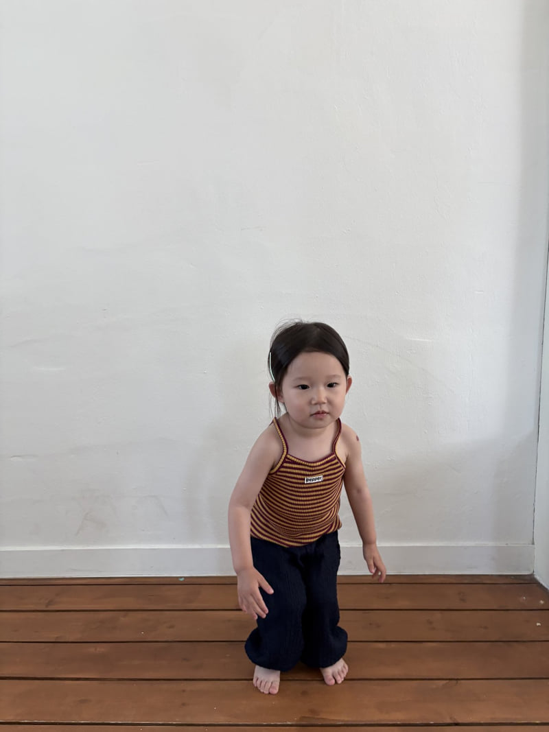 Pepper - Korean Children Fashion - #kidzfashiontrend - Melon Stripe Sleeveless - 8