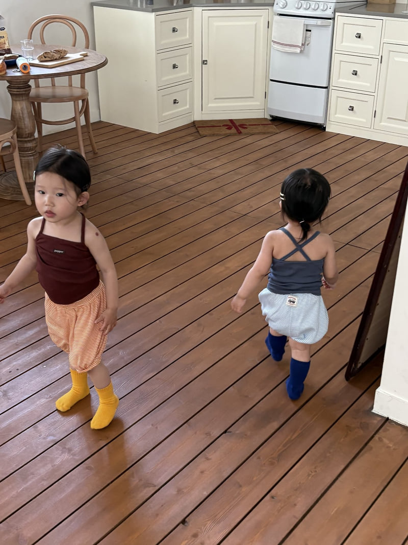 Pepper - Korean Children Fashion - #littlefashionista - X-Strap Sleeveless - 7