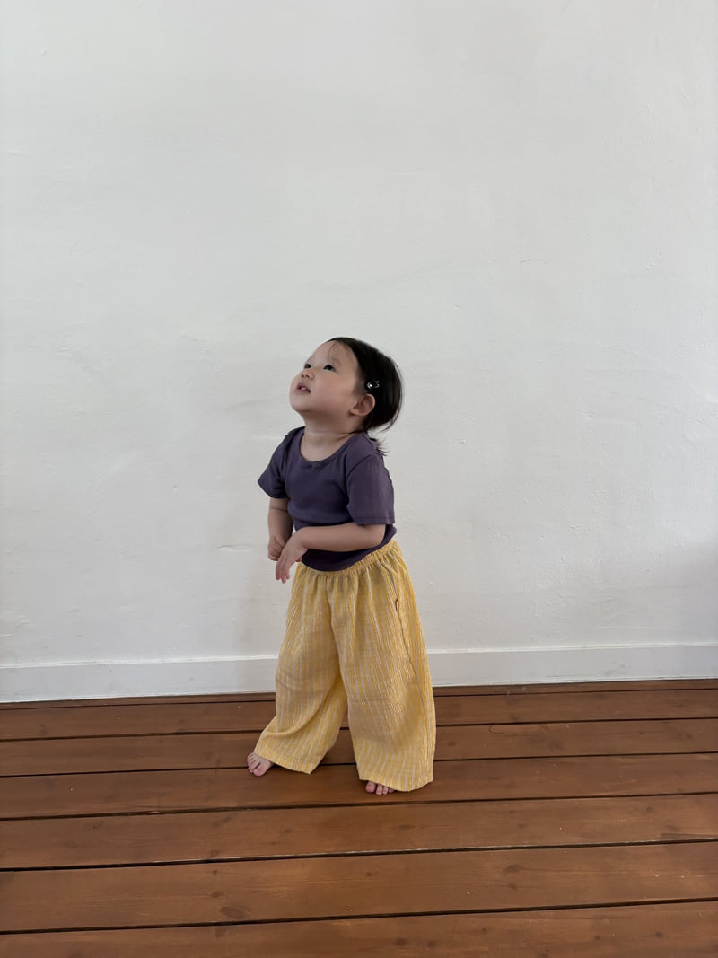 Pepper - Korean Children Fashion - #littlefashionista - Mango Stripe Pants - 6