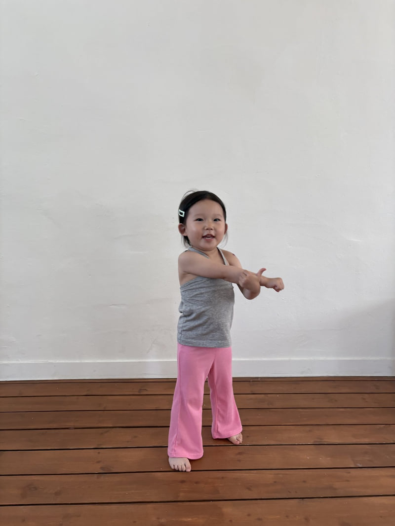 Pepper - Korean Children Fashion - #littlefashionista - Cherry Pink Bootcut Pants - 5