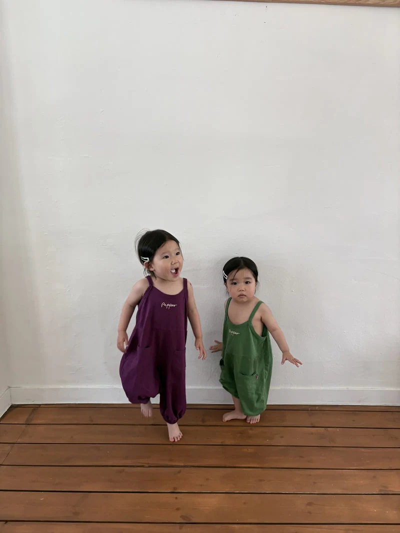 Pepper - Korean Children Fashion - #magicofchildhood - Boradori Overalls - 10
