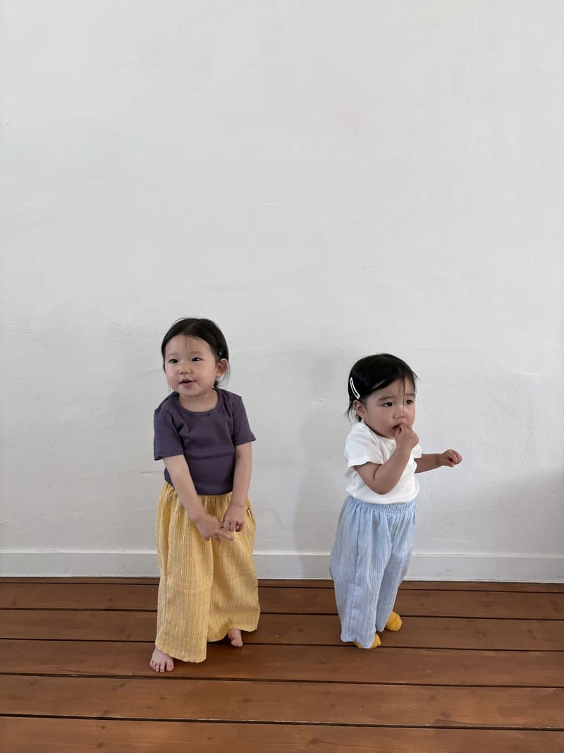 Pepper - Korean Children Fashion - #minifashionista - Mango Stripe Pants - 8