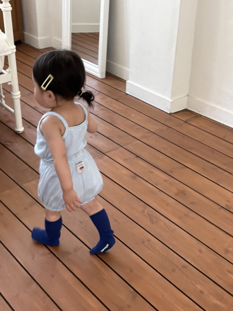 Pepper - Korean Children Fashion - #minifashionista - Cheese Stripe Sleeveless - 6