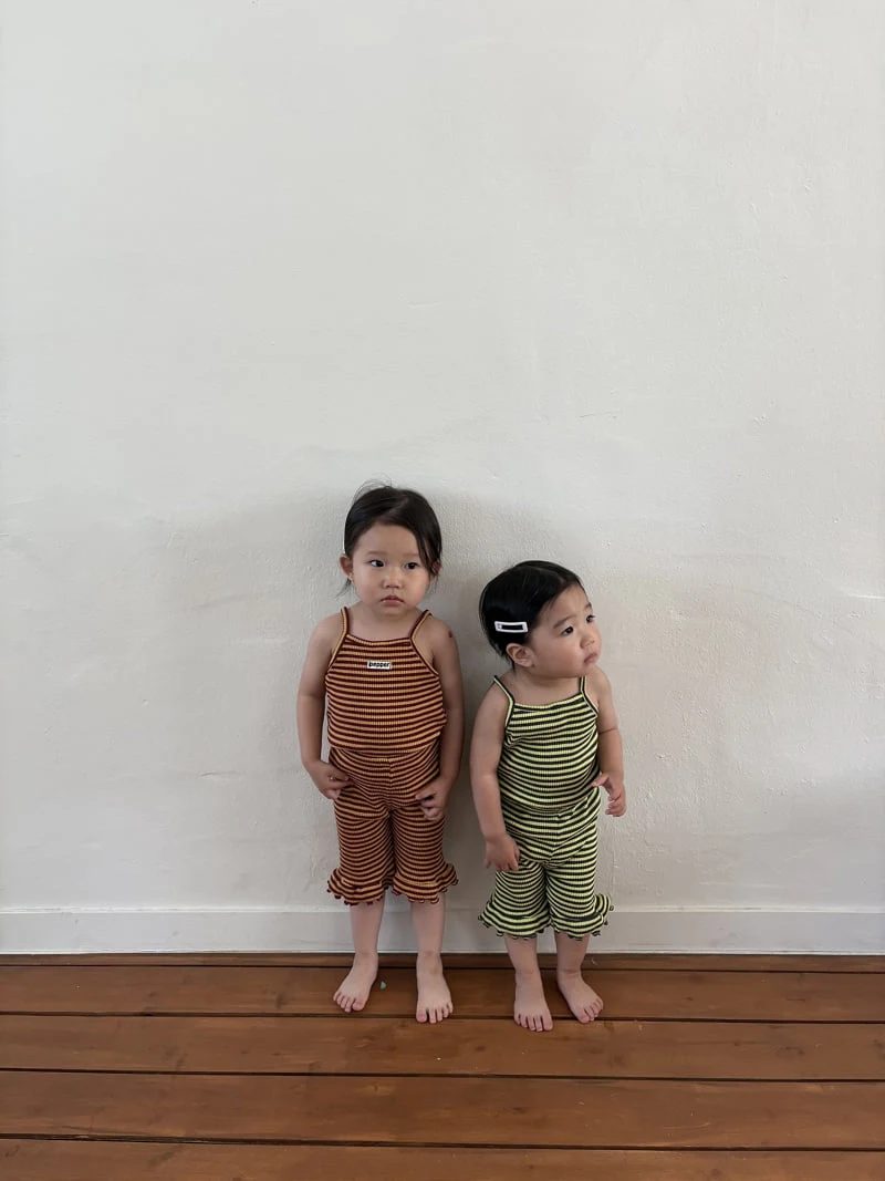 Pepper - Korean Children Fashion - #minifashionista - Melon Stripe Sleeveless - 12