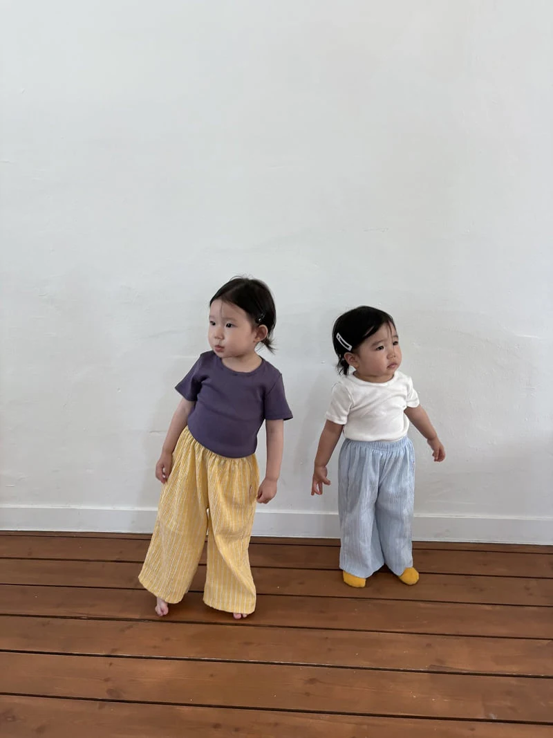 Pepper - Korean Children Fashion - #prettylittlegirls - Mango Stripe Pants - 9