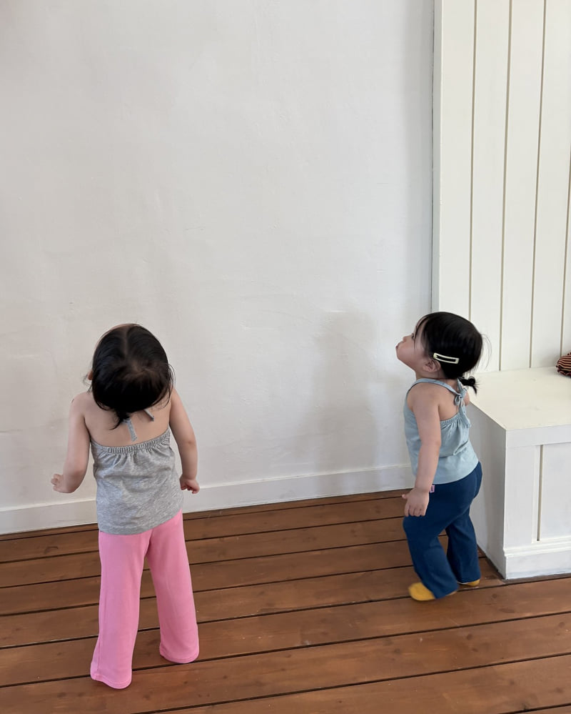 Pepper - Korean Children Fashion - #prettylittlegirls - Cherry Pink Bootcut Pants - 8