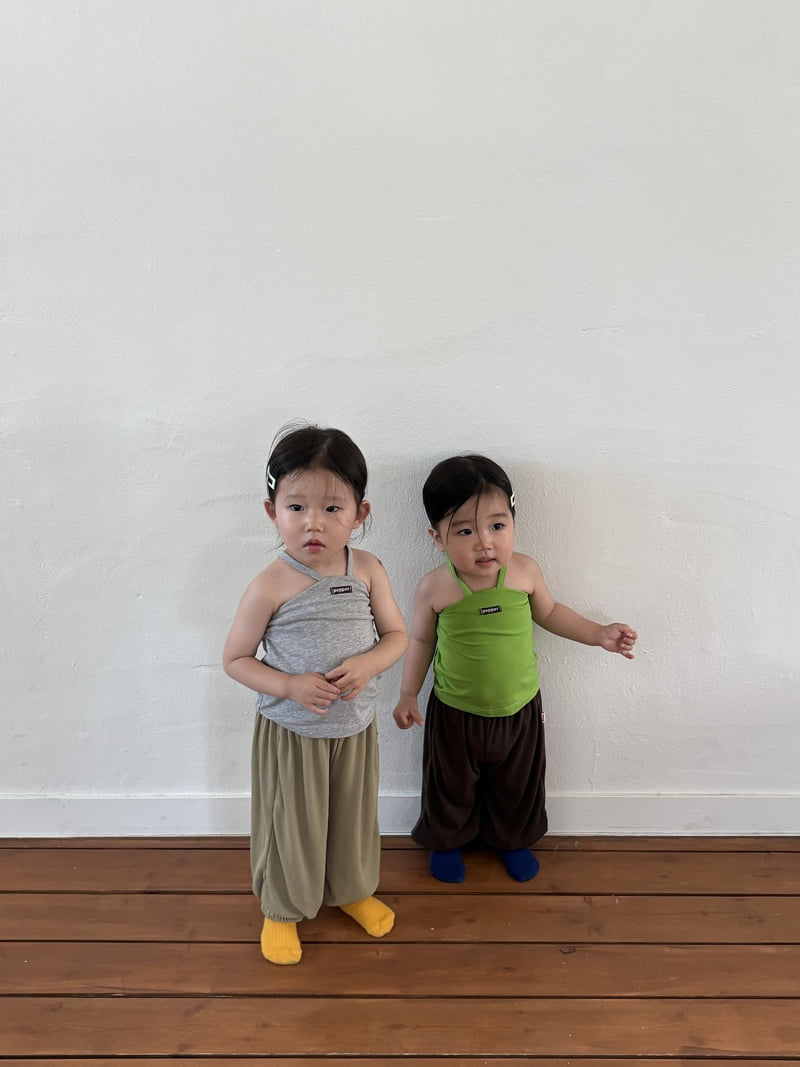 Pepper - Korean Children Fashion - #todddlerfashion - Olive Jogger Pants - 12