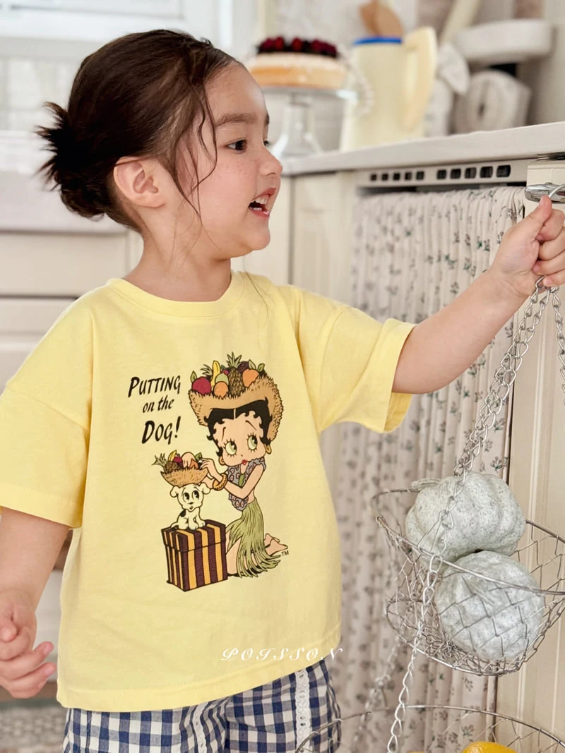 Poisson - Korean Children Fashion - #Kfashion4kids - Puppy Betty Boom Tee