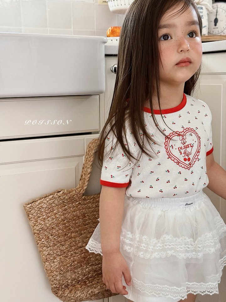 Poisson - Korean Children Fashion - #childofig - Mini Cherry Tee - 8