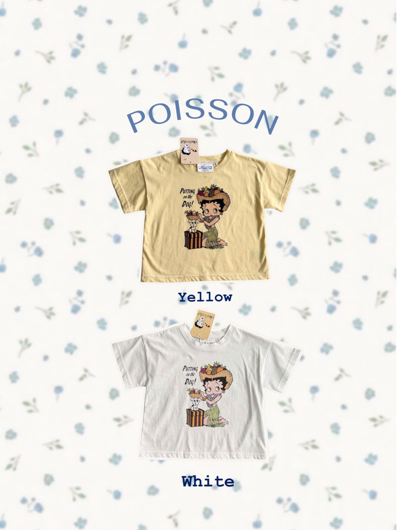 Poisson - Korean Children Fashion - #magicofchildhood - Puppy Betty Boom Tee - 3