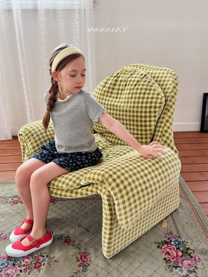 Poisson - Korean Children Fashion - #minifashionista - Cherry Embroidery Tee - 7