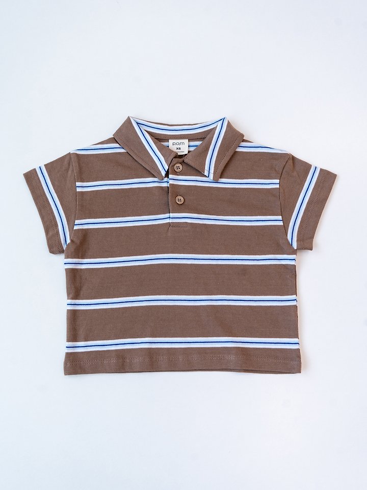 Pom - Korean Children Fashion - #kidzfashiontrend - Multi Collar Tee - 4