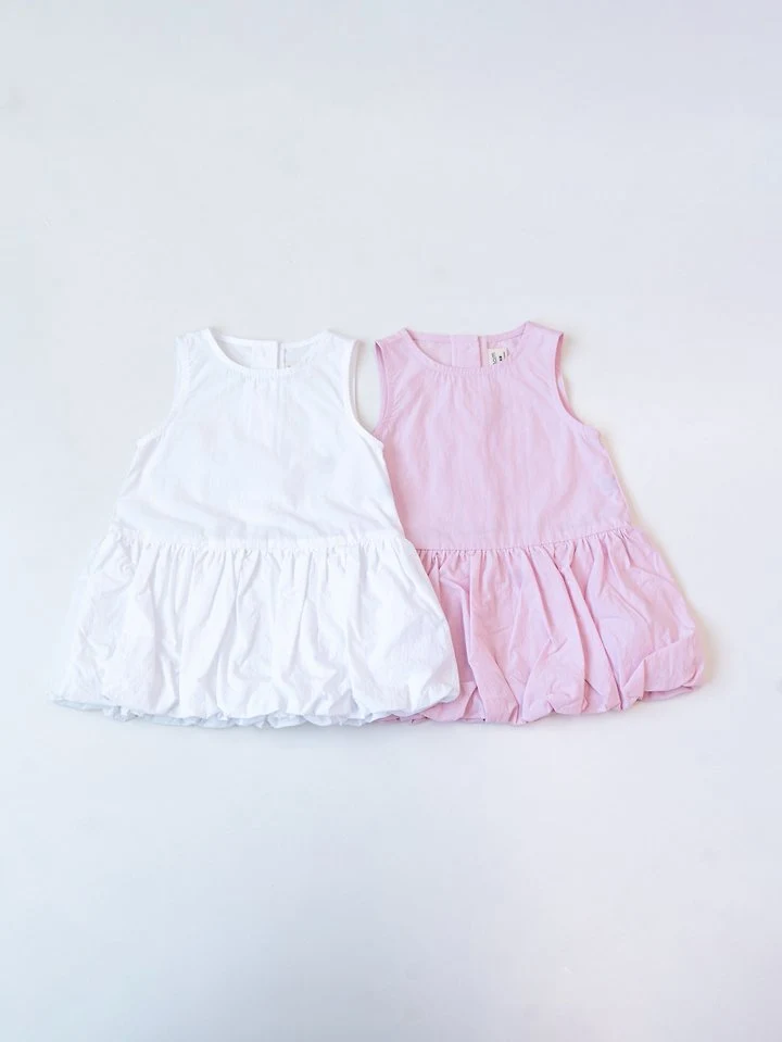 Pom - Korean Children Fashion - #designkidswear - Mini Balloon One-piece - 2