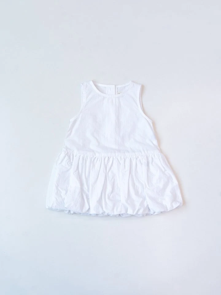 Pom - Korean Children Fashion - #discoveringself - Mini Balloon One-piece - 4