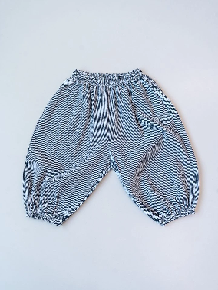 Pom - Korean Children Fashion - #kidsstore - Stripe Jogger Pants - 5