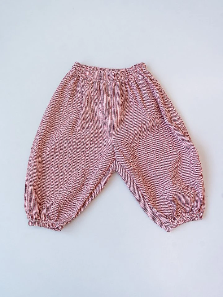 Pom - Korean Children Fashion - #kidzfashiontrend - Stripe Jogger Pants - 6